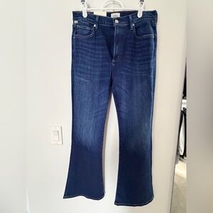 Citizens Of Humanity Lilah high rise bootcut dark blue jeans